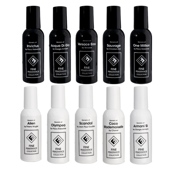 Bundle Of His/her Generic Fragrances (10 Units) Starter Pack