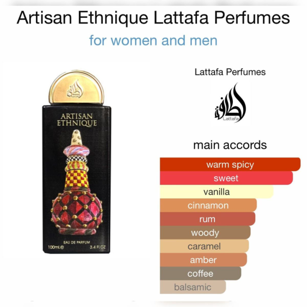 Lattafa Artisan Ethnique - Eau De Parfum 100ml - Image 4