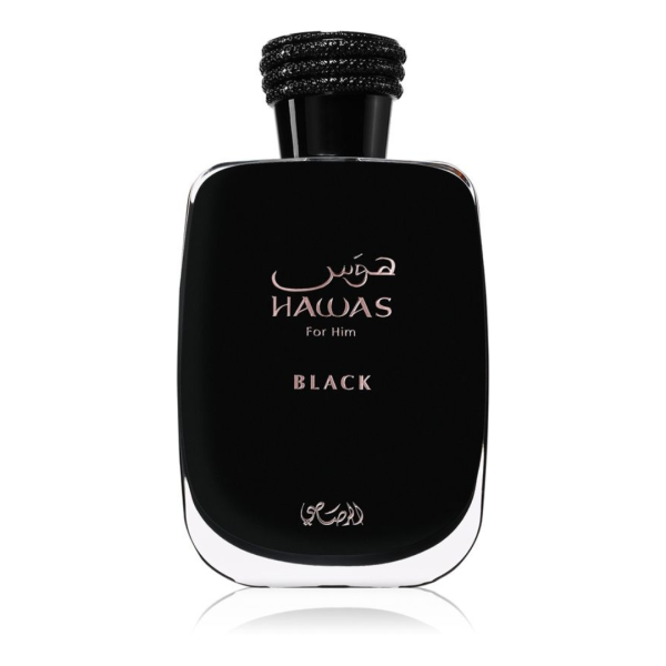Rasasi Hawas Black 100 ml Eau De Parfum Fresh Woody scent