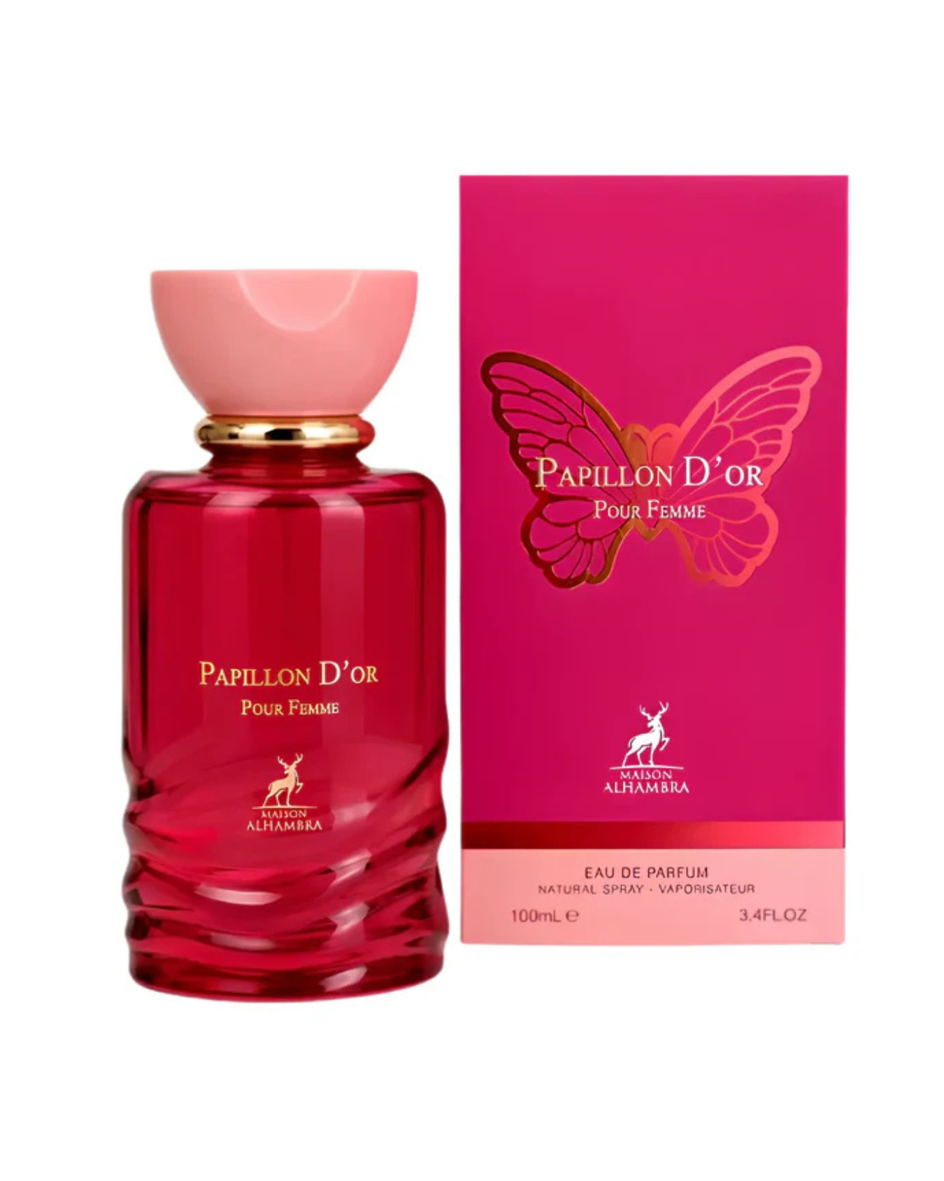 Maison Alhambra Papillon D'or Pour Femme Eau De Parfum 100ml - Inspired By Carolina Herrera La Bomba