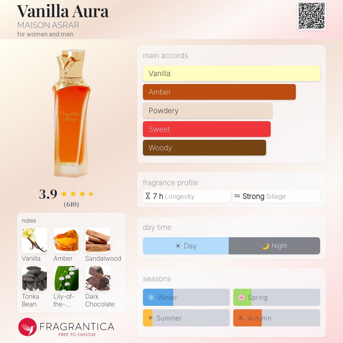 Maison Asrar Vanilla Aura Eau De Parfum 100ml - Image 2